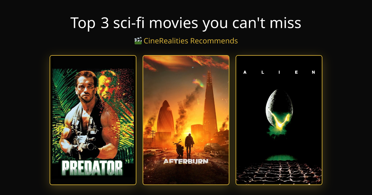 Top 3 sci-fi movies you can't miss - Recommendations feature image
