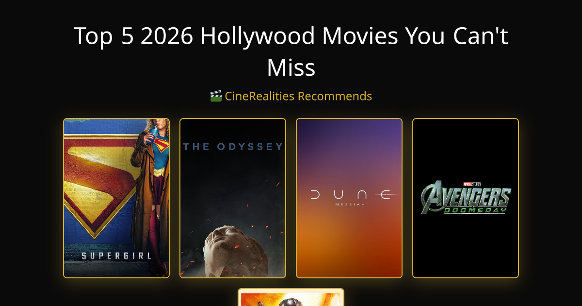 Top 5 2026 Hollywood Movies You Can't Miss